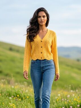 Ever After Button-Up Sweater - Size Small